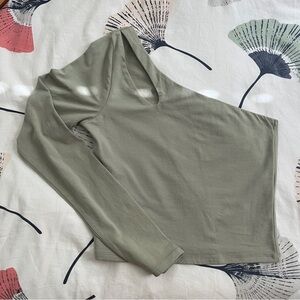 Sage Green Long Sleeve Women's Top